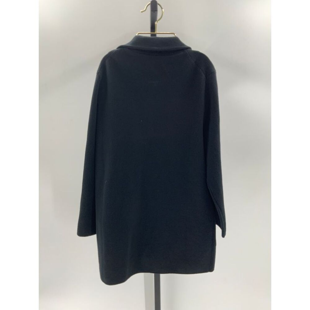 Quince Womens 100% Organic Cotton Knit Blazer Black Sleeved Top S - Picture 2 of 2